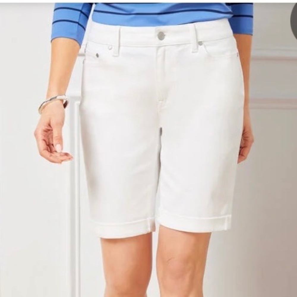 Talbot’s White Denim Shorts - NEW